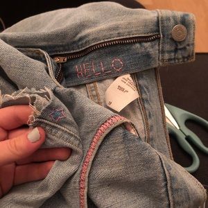 custom denim embroidery
